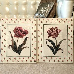 Farmhouse Chic Artwork Set - Floral